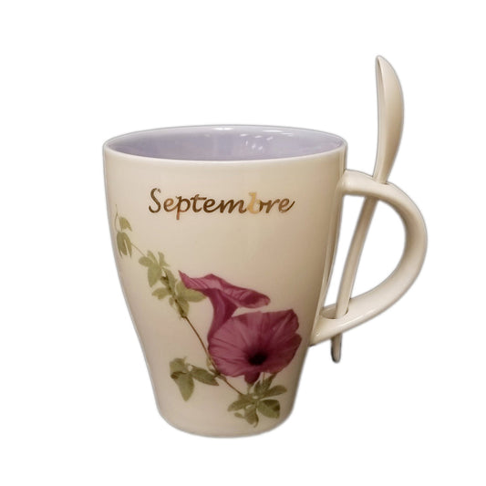 Septembre Ipomoea Tricolor Mug And Spoon