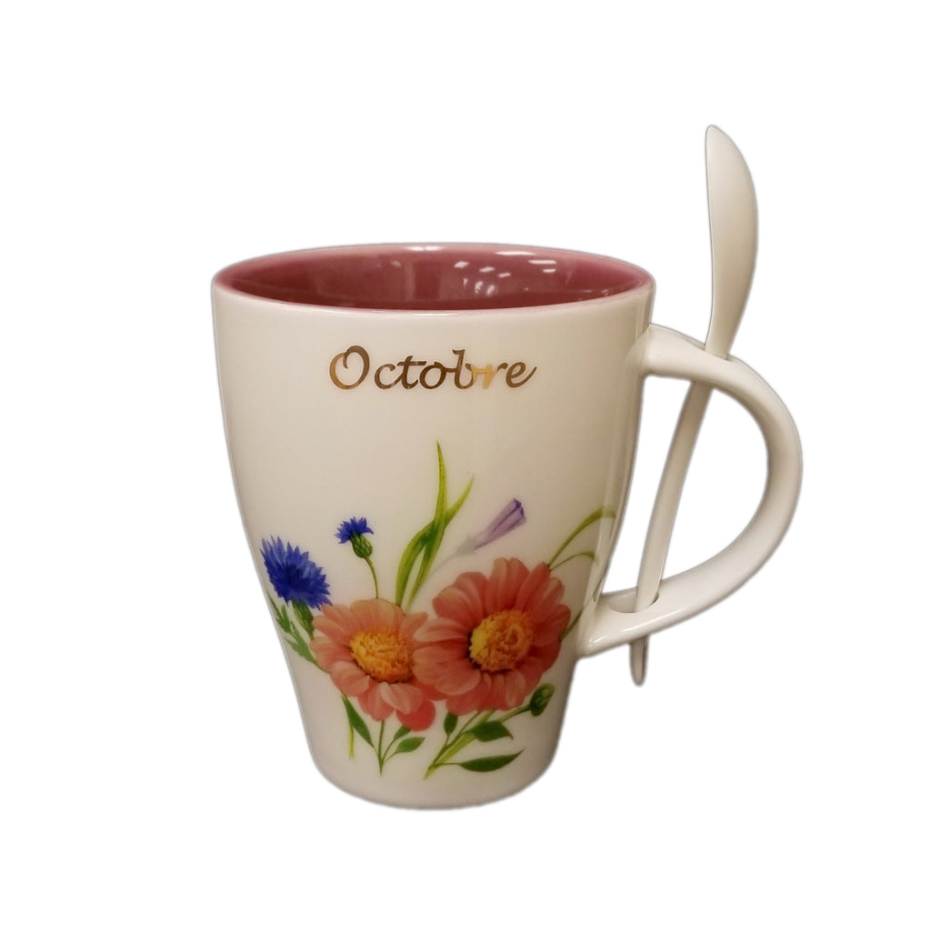 Octobre Calendula Mug And Spoon