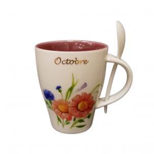 Octobre Calendula Mug And Spoon