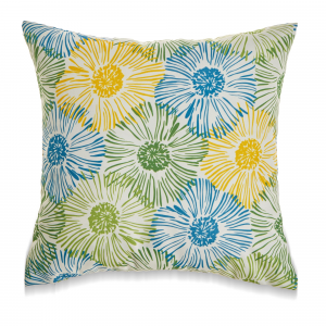 Colorful Daisies With Poly Insert Pillow