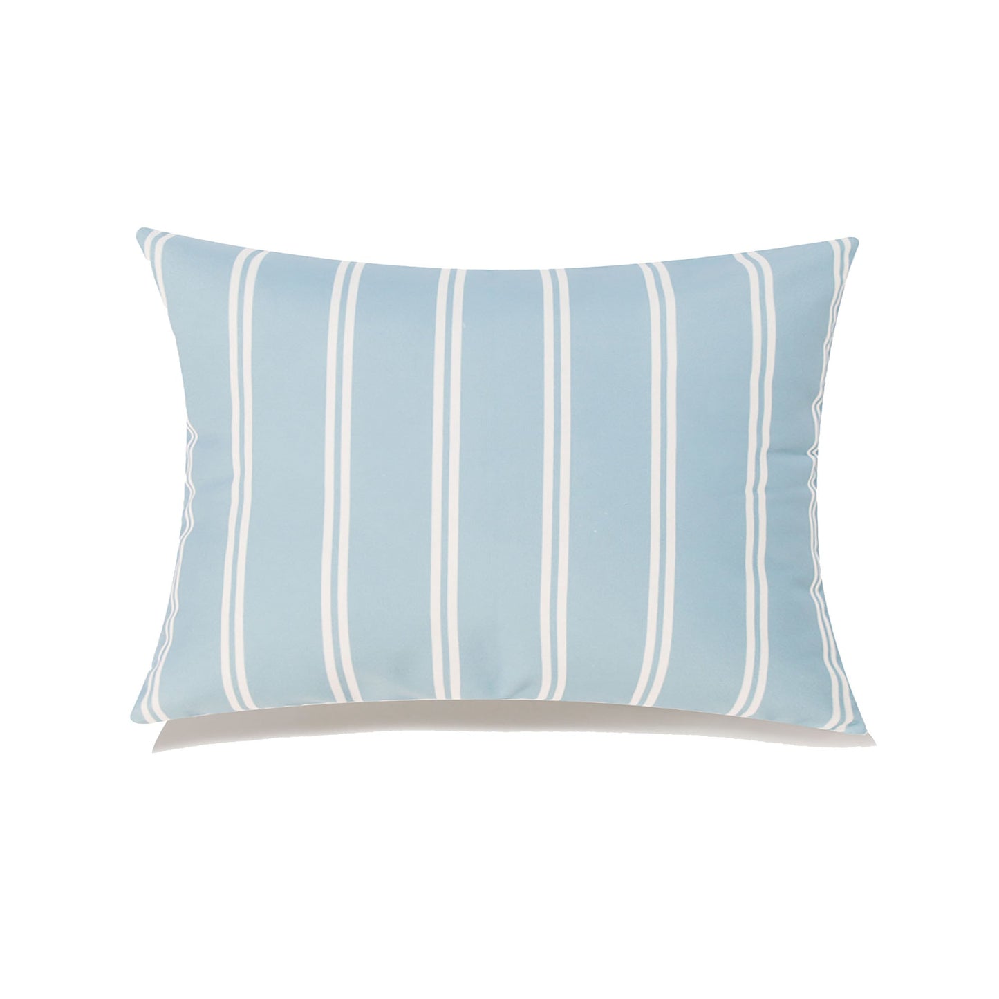 Harrison Blue With White Stripes And Feather Down Insert Pillow