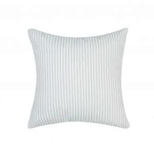 Vintage Ticking Blue Stripes With Feather Down Insert Pillow