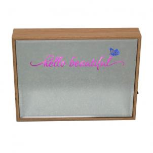 Reflection Art Led Lit-Hello Beautiful Block Sign