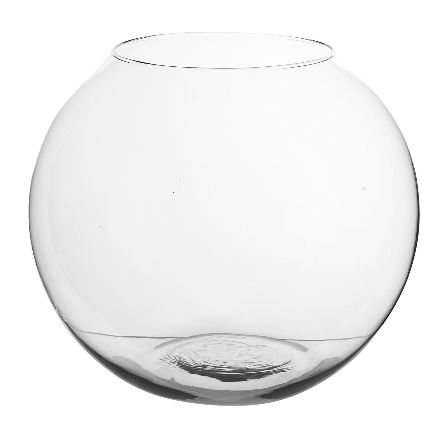 Bowl Shaped Glass Vase