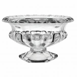 5"Clear Glass Abelia Compote Bowl