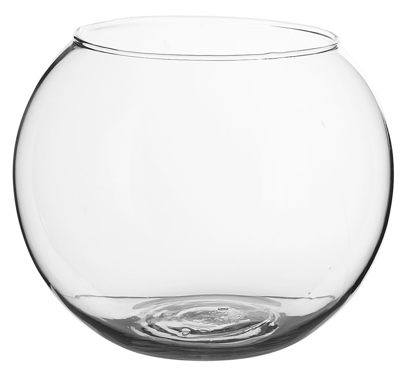 Bubble Clear Glass Bowl