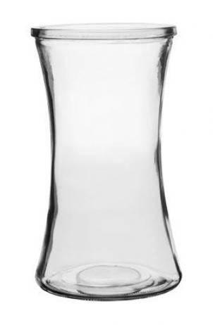 8"H Clear Utility Glass Gathering Vase