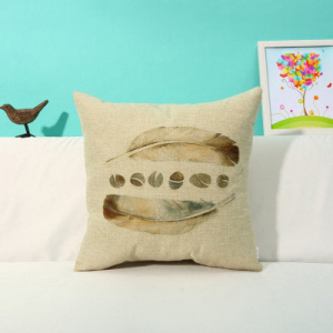 Stones And Feathers With Feather Down Insert Pillow