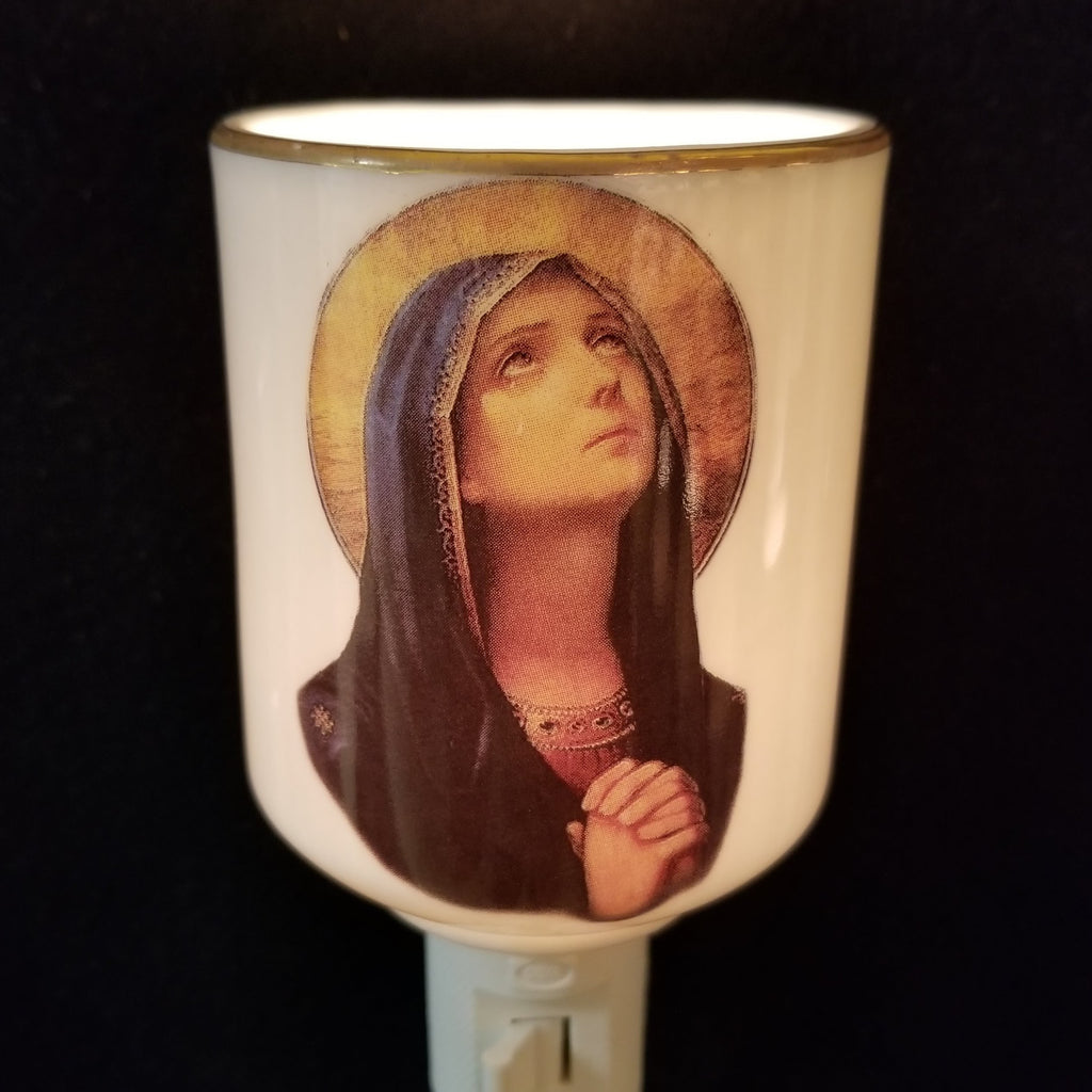 Mother Of Sorrow Print Night Light