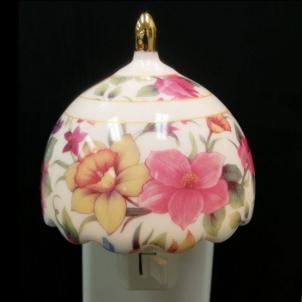 Yellow & Pink Flower Lampshade Shaped Night Light