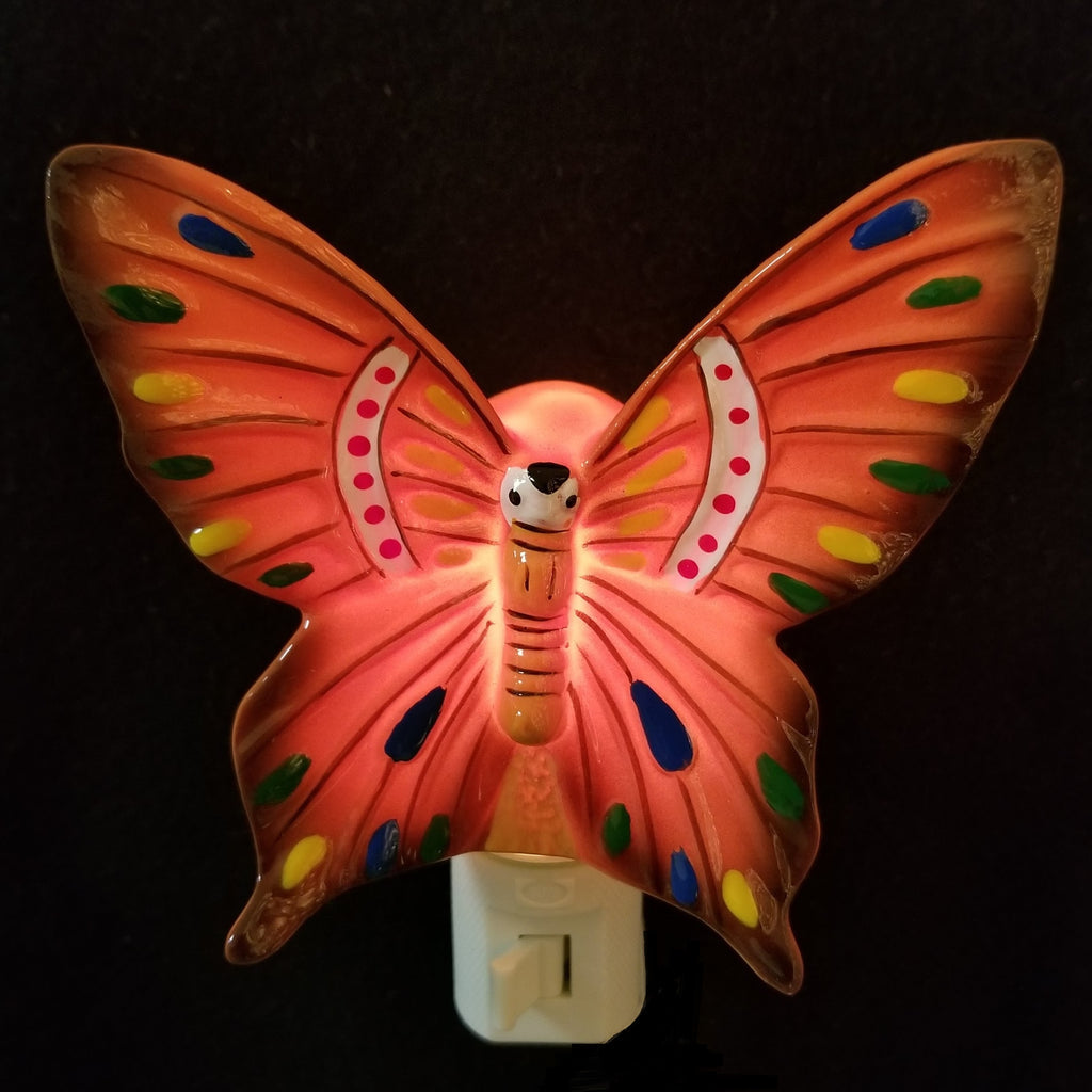 Red Butterfly Shaped Night Light