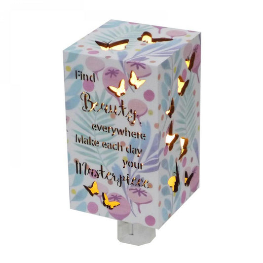 Led Lit With Text- Find Beauty Everywhere Night Light