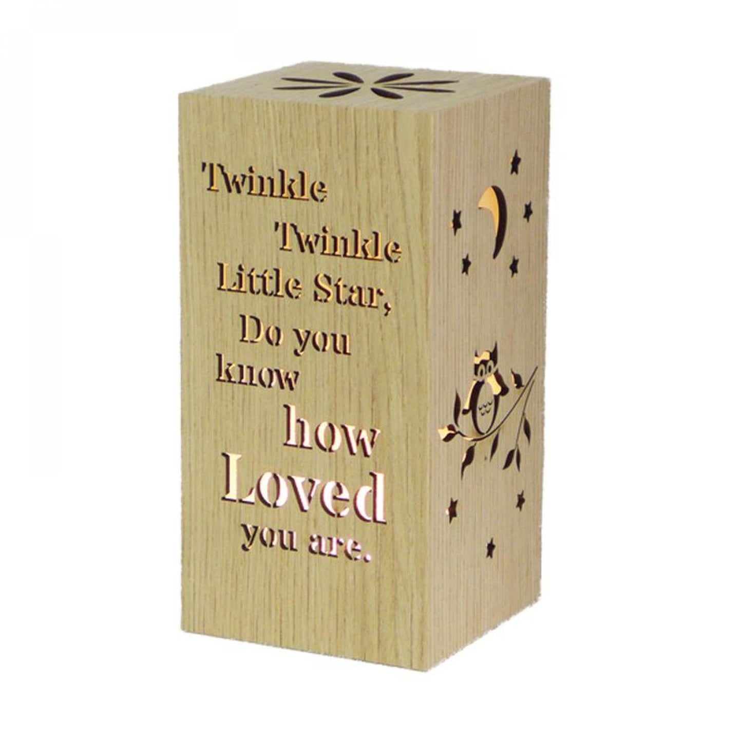 Led With Text -Twinkle Twinkle Little Star Night Light