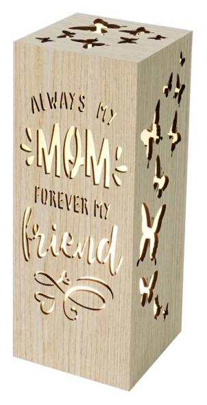 Led Lit With Text- Always My Mom Forever My Friend Night Light