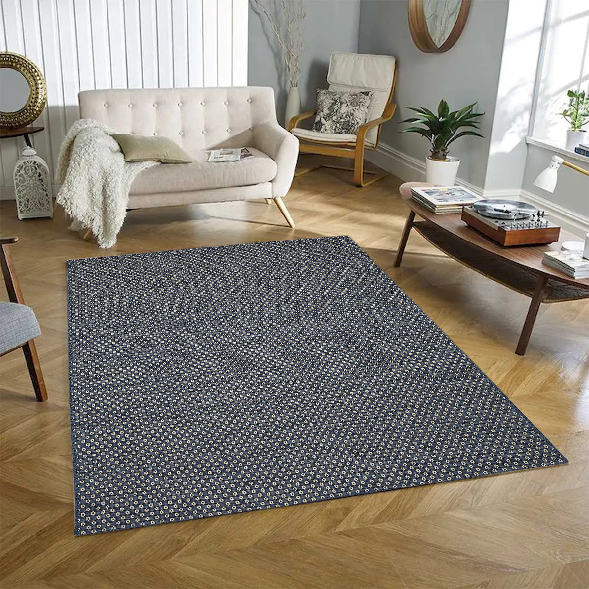 Nordique Blue Reversible Rug