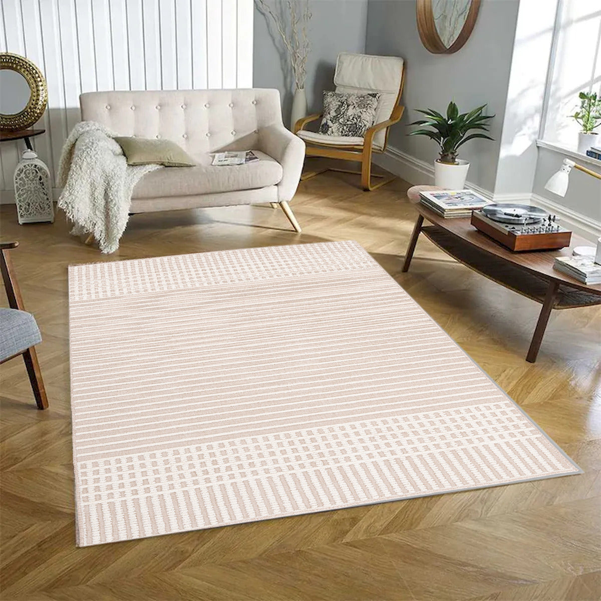 Nyla Beige And Cream Rug