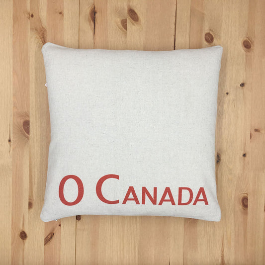 Red O Canada With Polyester Insert Pillow