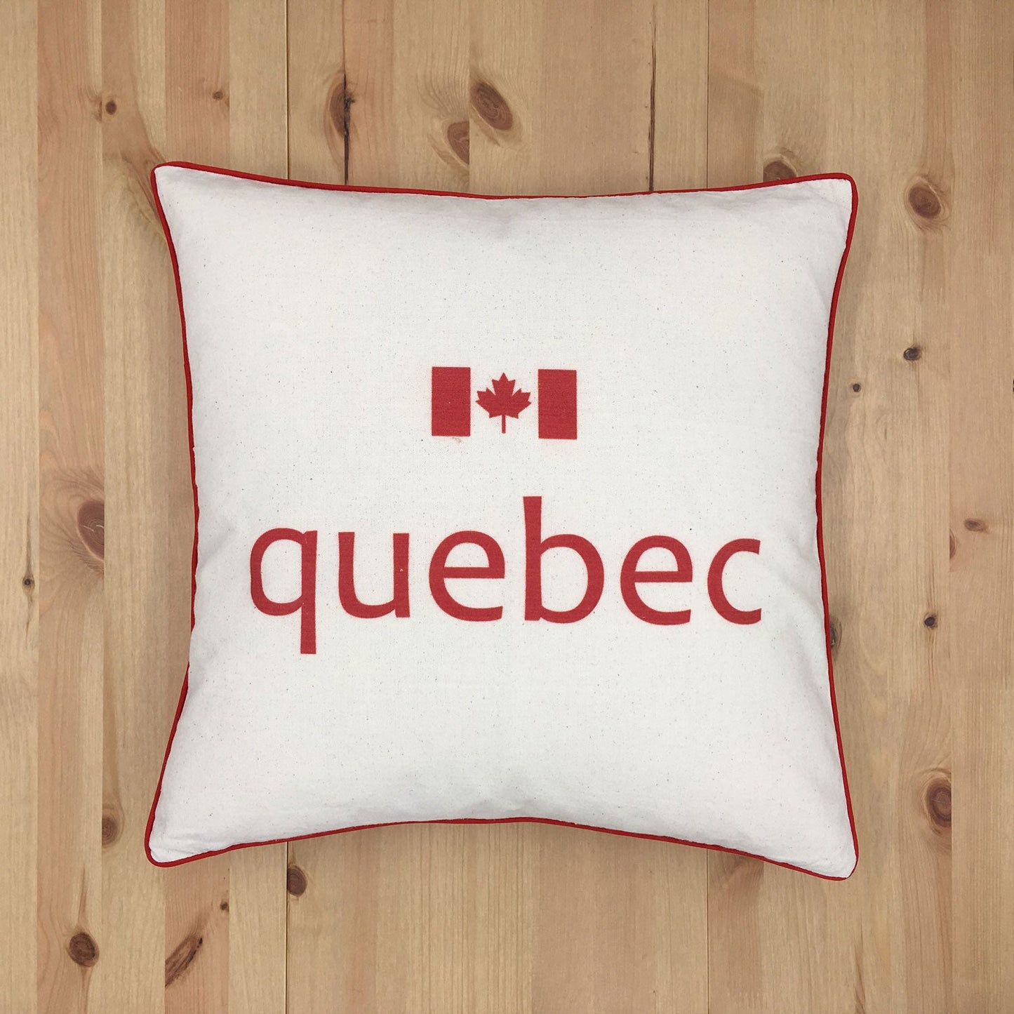 Quebec With Feather Insert Pillow