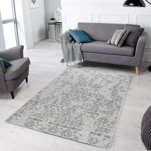 Oksana Indoor Outdoor Distressed Gray And Anthracite Rug