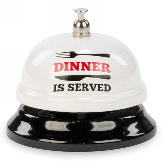 Dinner Is Served Metal Bell