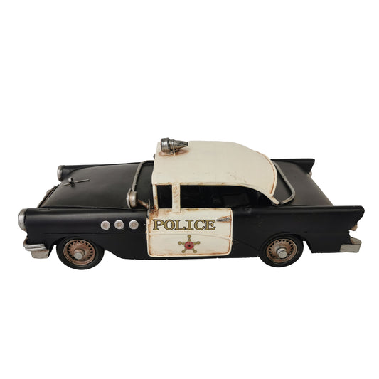 Retro Look Police Car Figurine