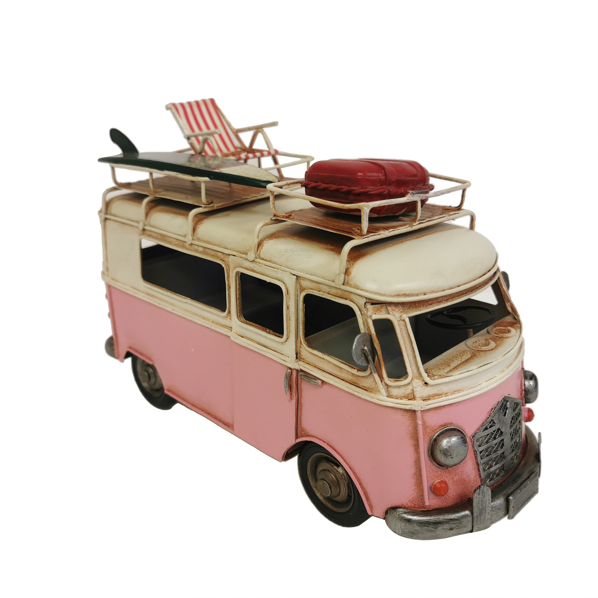 Camper Bus Heading To The Beach Figurine