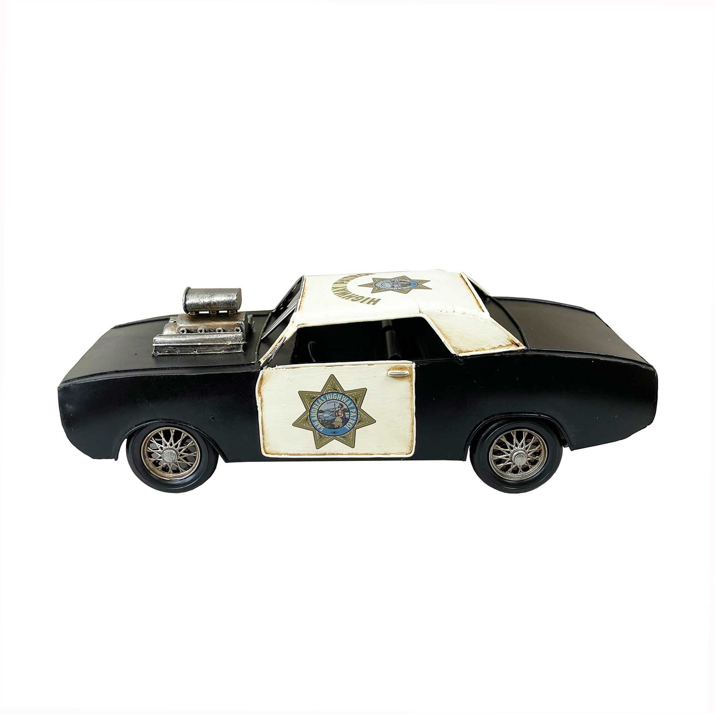 Vintage Highway Patrol Hot Rod Car Figurine