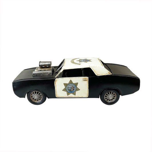 Vintage Highway Patrol Hot Rod Car Figurine