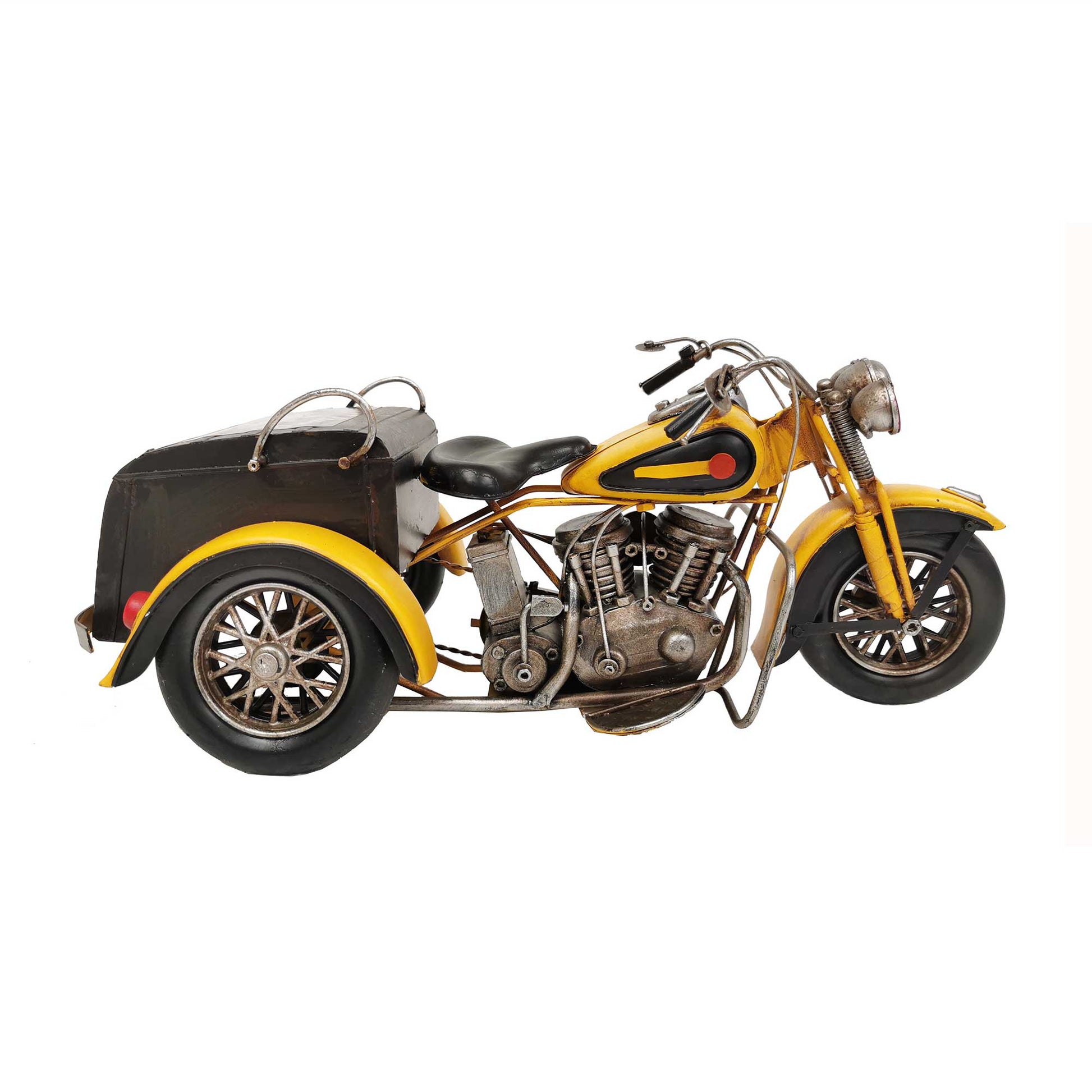 Three Wheeled Motorcycle With Storage Box Decoration
