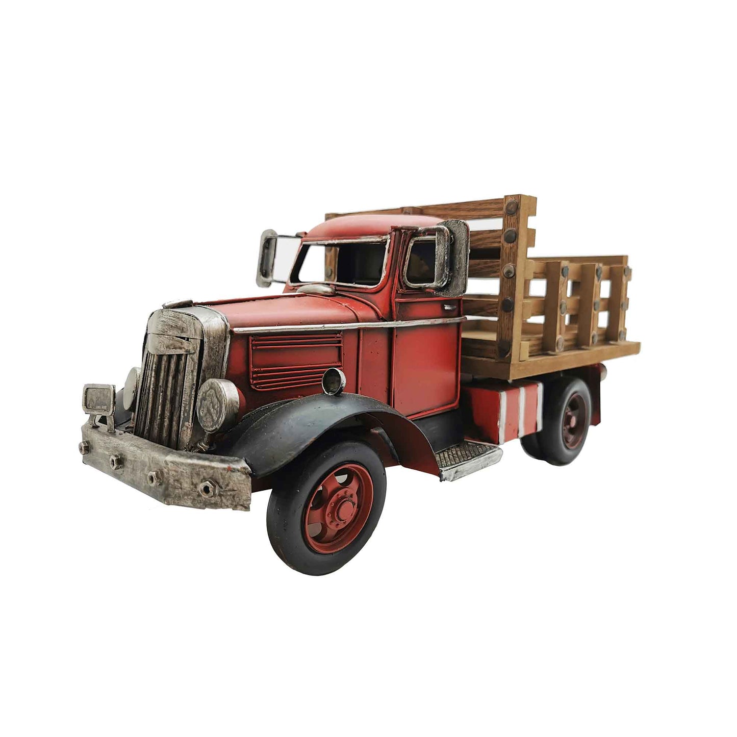 Red Vintage Farm Truck Decoration