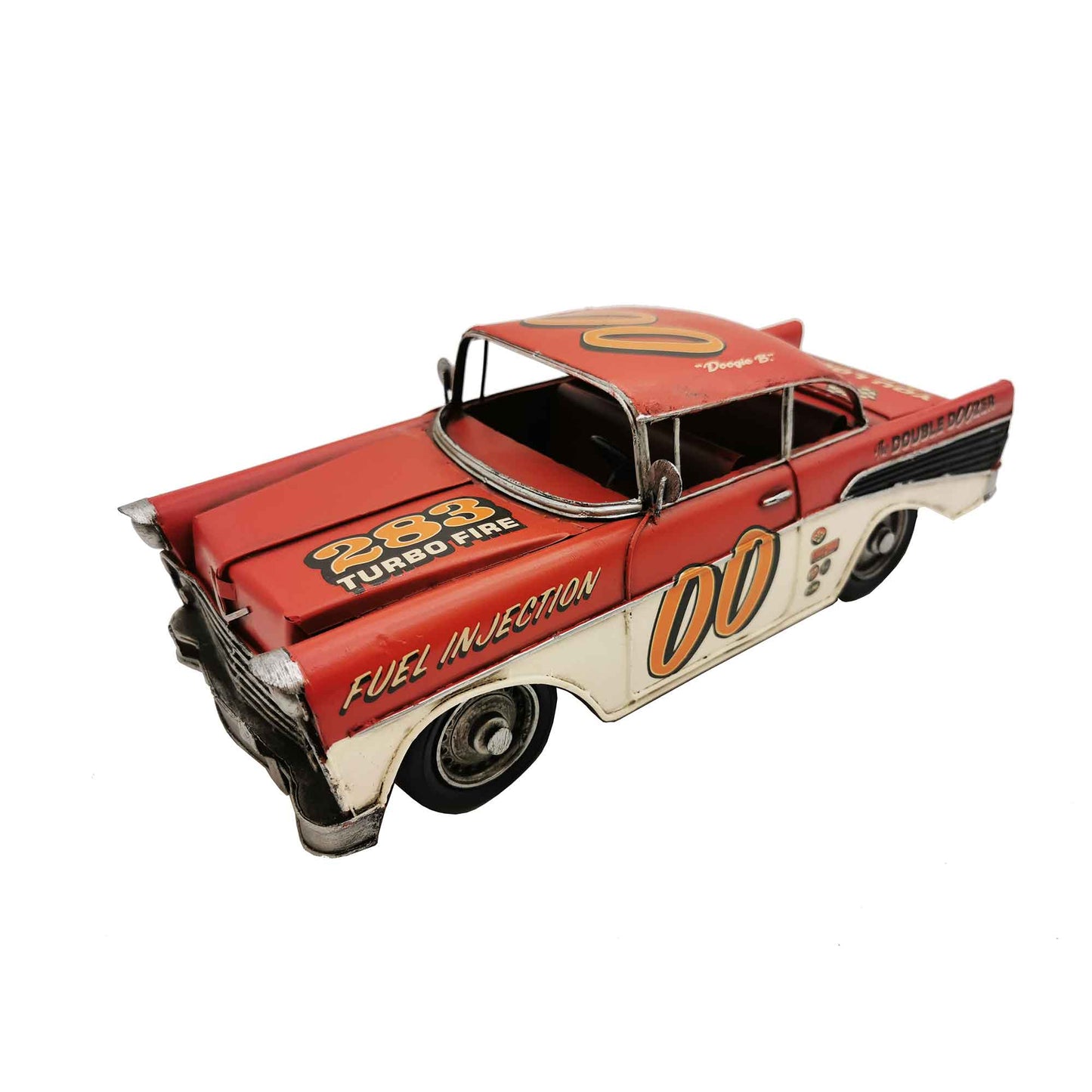Doogie B Number 00 Classic Rally Car Figurine