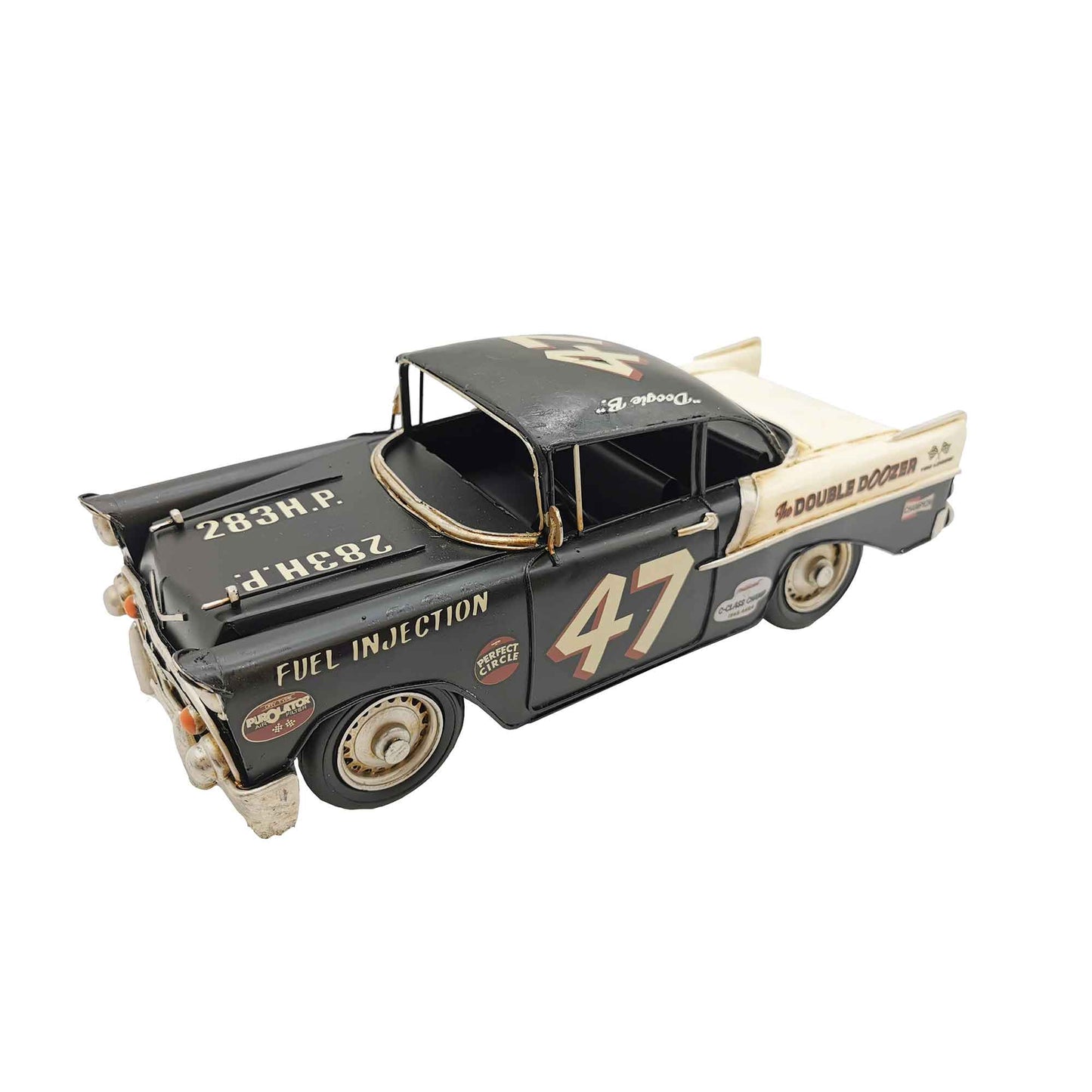 The Double Doozer Classic Rally Car Figurine