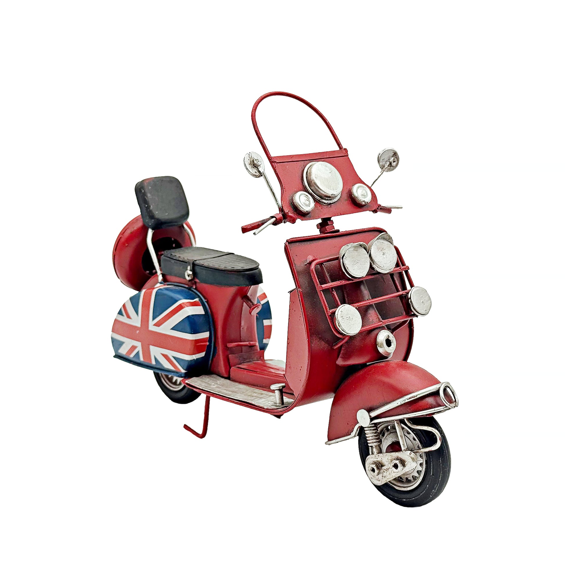 Union Jack Scooter Figurine