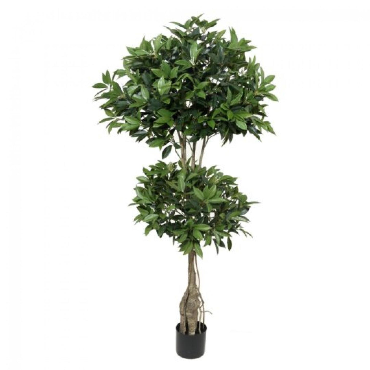 Potted Bay Leaf Topiary Faux Plants And Trees