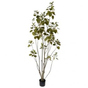 Potted Smoke Tree Faux Plants And Trees