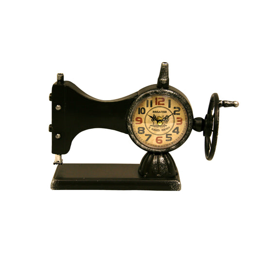 Because I Said Sew Faceplate On Vintage Sewing Machine Table Clock