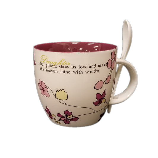 Daughters Show Us Love And Make The Season Shine With Wonder Mug And Spoon