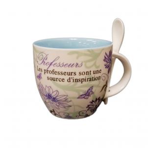 Professeurs With Saying Mug And Spoon