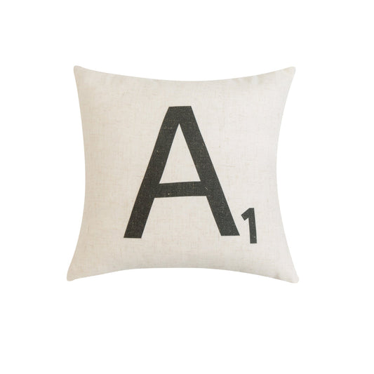 Letter-A1 With Feather Down Insert Pillow