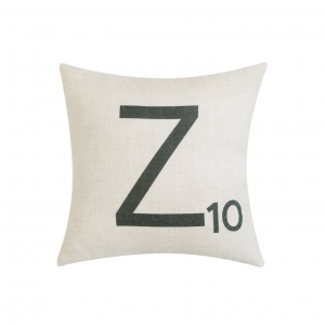 Letter-Z10 With Feather Down Insert Pillow