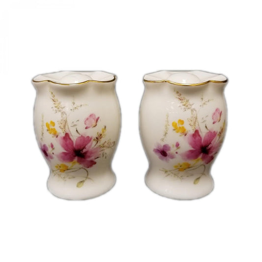 Pink And Yellow Flowers Salt & Pepper Shaker