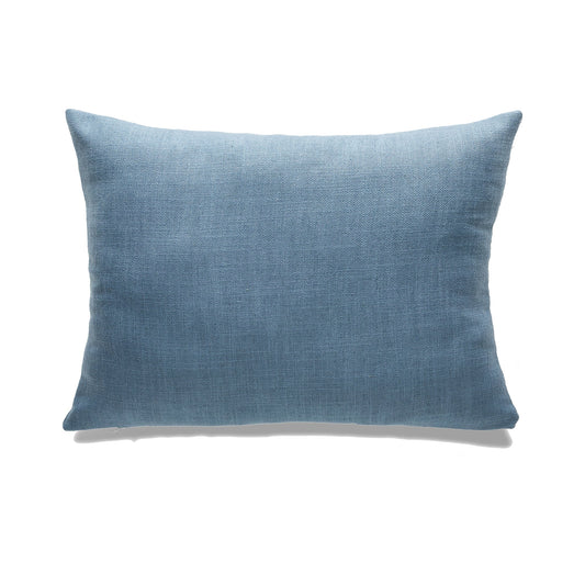 Dusty Blue With Feather Down Insert Pillow