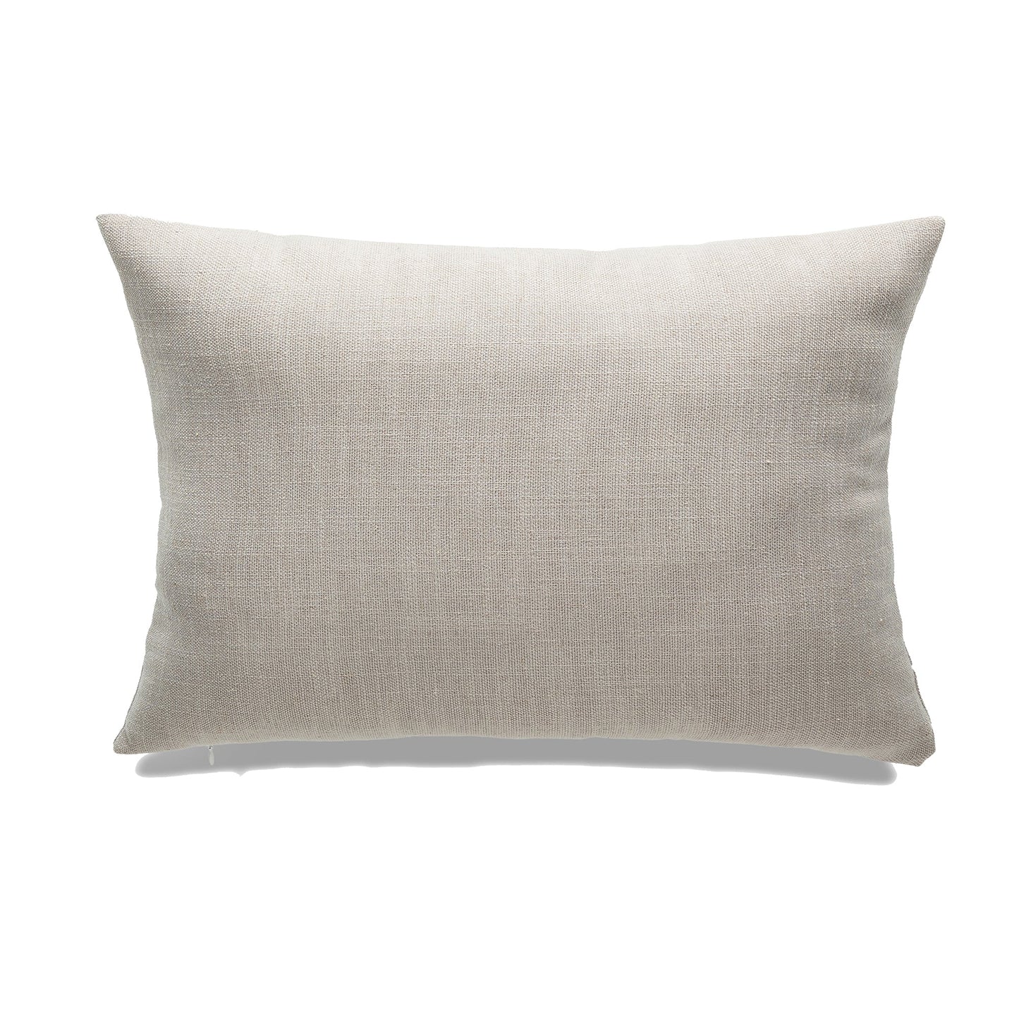 14 X 20 Inch Gray With Feather Down Insert Pillow