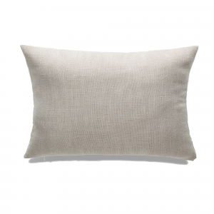 14 X 20 Inch Gray With Feather Down Insert Pillow