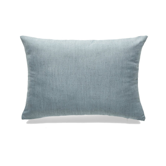 Steel Blue With Feather Down Insert Pillow