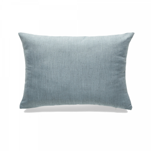 Steel Blue With Feather Down Insert Pillow