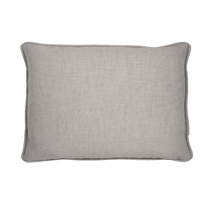 Light Gray 16X24 Inches With Feather Down Insert Pillow