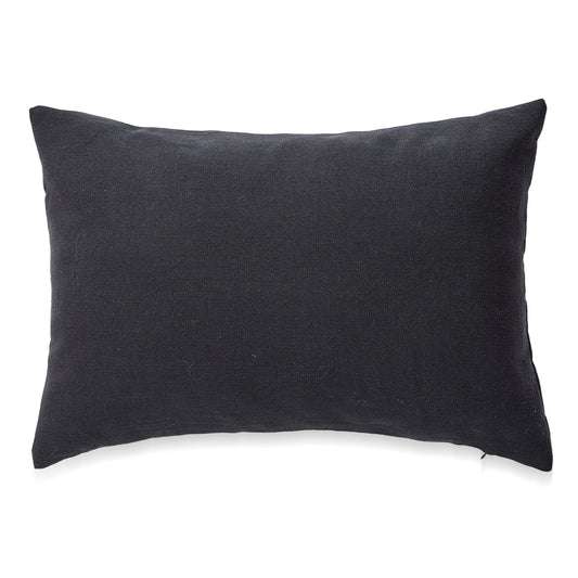 Seattle Black With Feather Down Insert Pillow