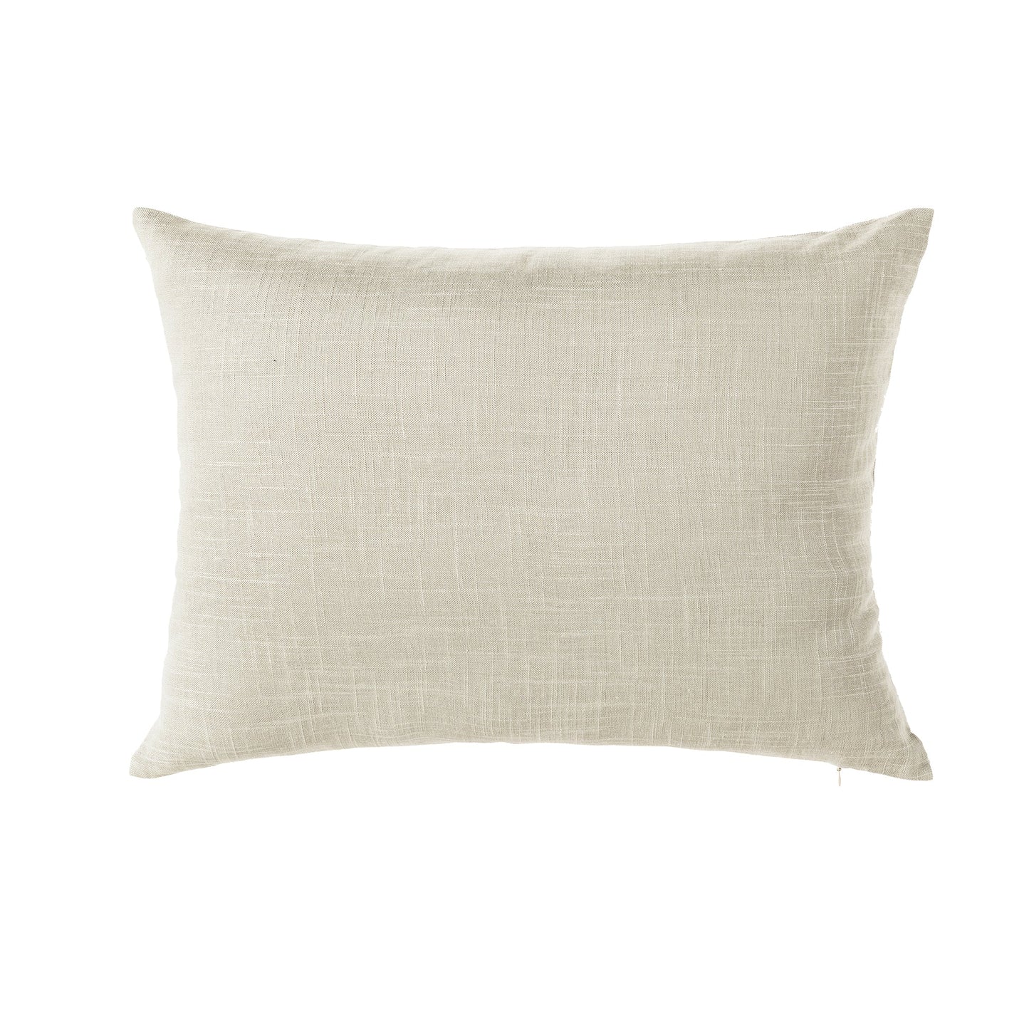 14 X 20 Inch Beige With Feather Down Insert Pillow