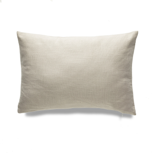 Winter Beige With Feather Down Insert Pillow